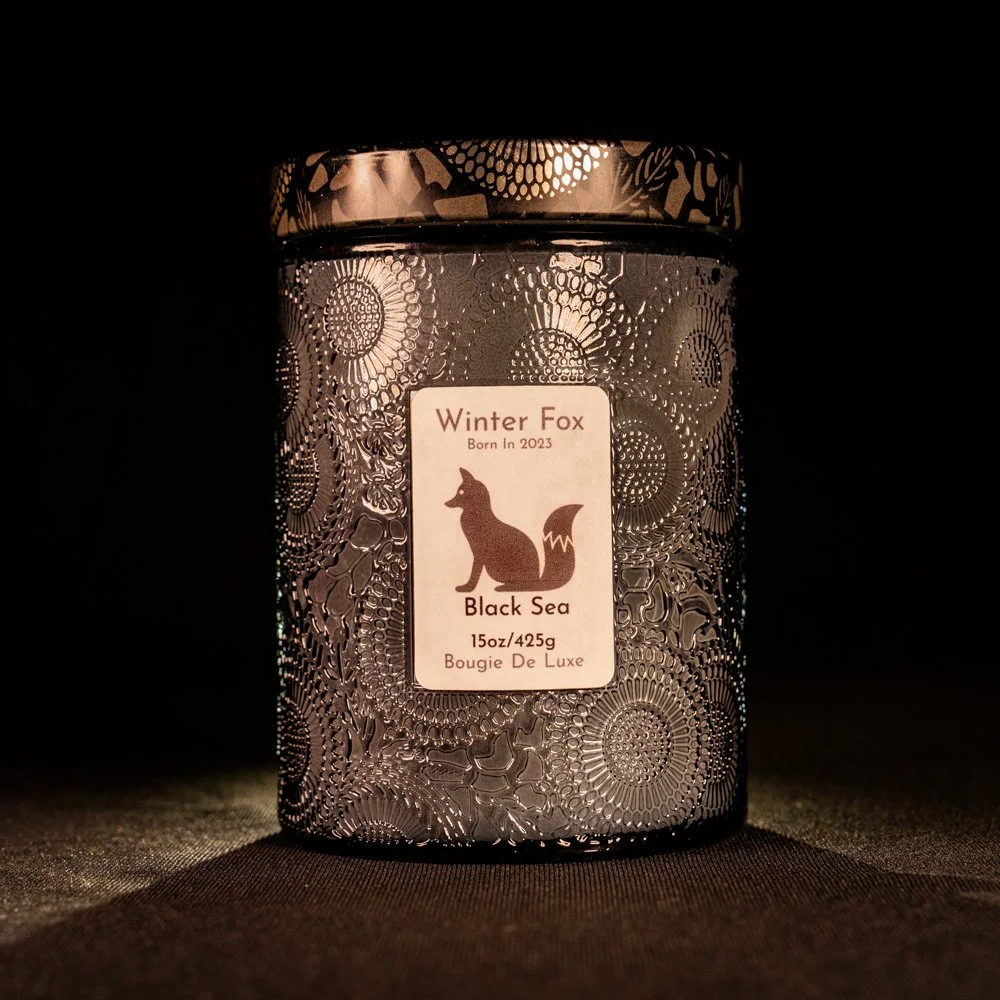 Winter Fox Black Sea Candle — Winter Fox Candles